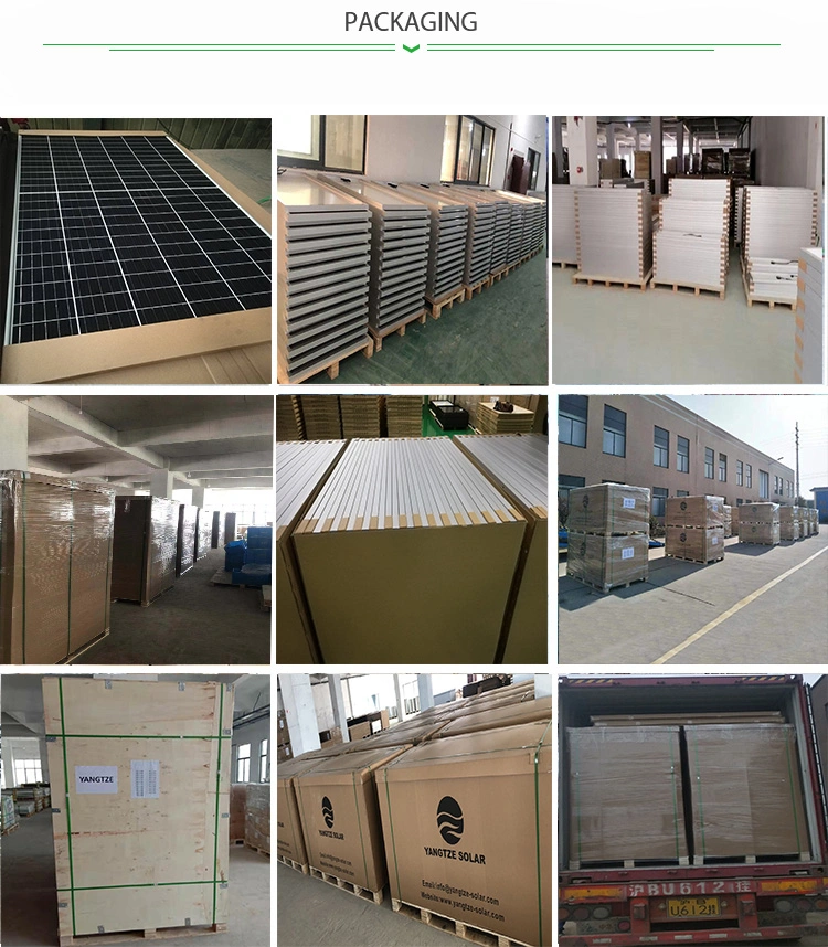 Yangtze 2021 Free Shipping Cheap Price 182mm Half Cell 570W 580W 590W 600W Monocrystalline Solar PV Module Solar Panel