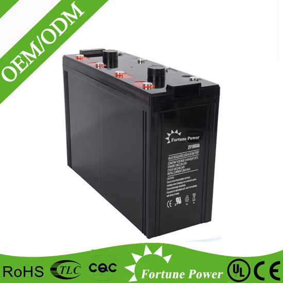 Opzv 2V1000ah 튜브 젤 배터리, 딥 사이클 및 유지 관리가 필요 없음